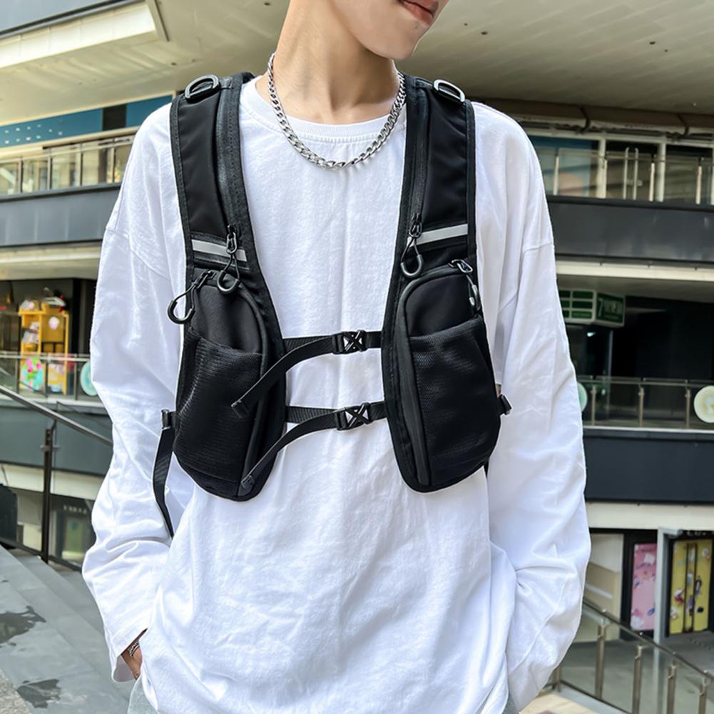 Streetwear Brand Bag - 트렌디 브랜드 가슴 가방, 힙합 대용량