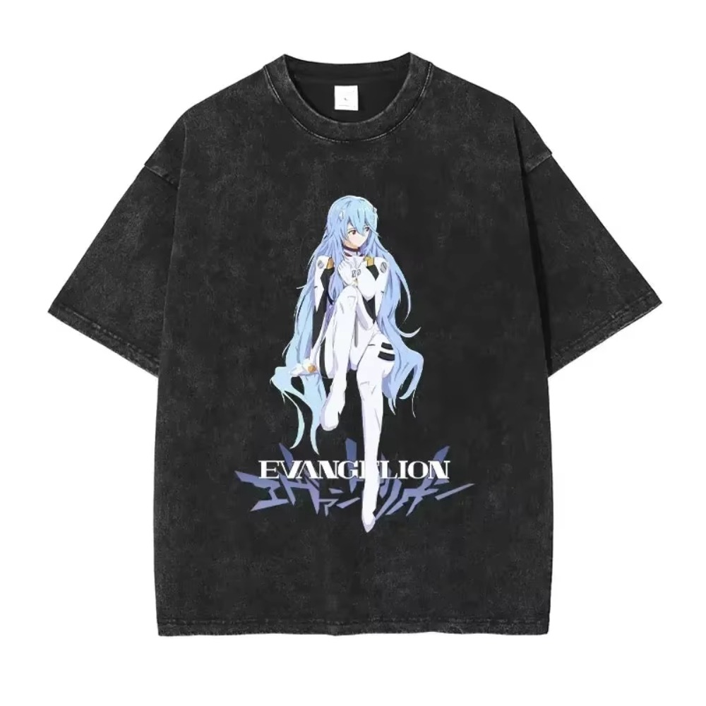 Streetwear Clothing Brand - 오버사이즈 남성 티셔츠 의류 EVA 애니메이션
