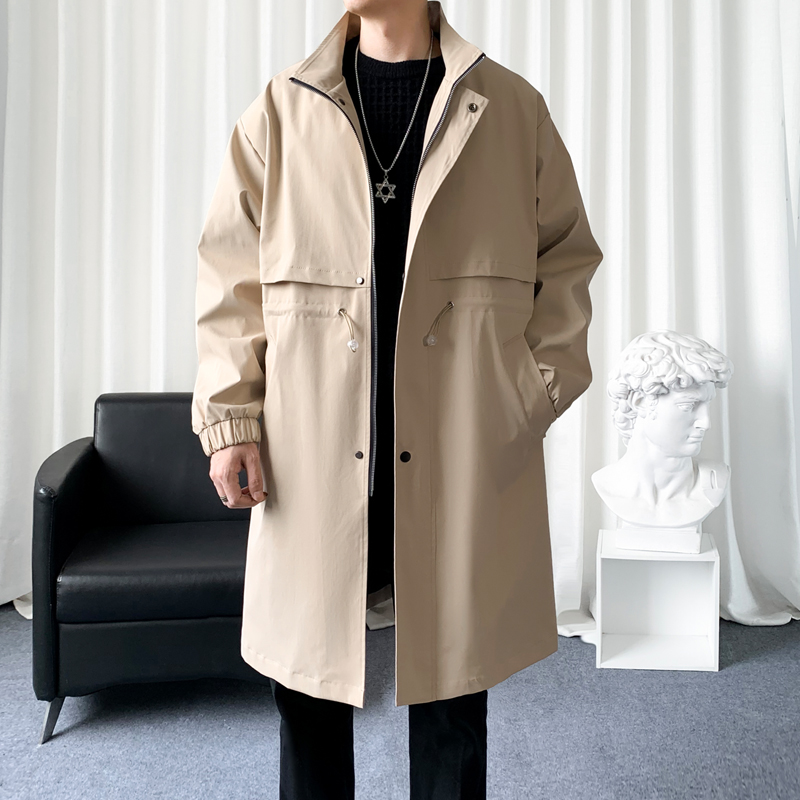 트렌치코트 한국 남성 패션 오버코트, 긴 바람막이 스트 - Streetwear Clothing Brand 리뷰 및 가격