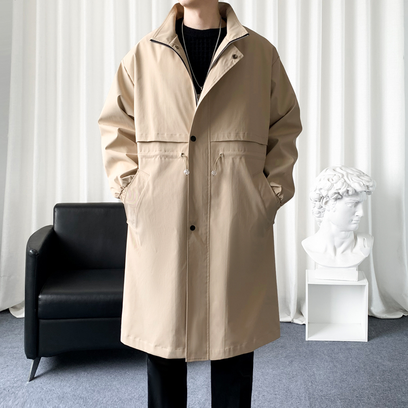 트렌치코트 한국 남성 패션 오버코트, 긴 바람막이 스트 - Streetwear Clothing Brand 리뷰 및 가격