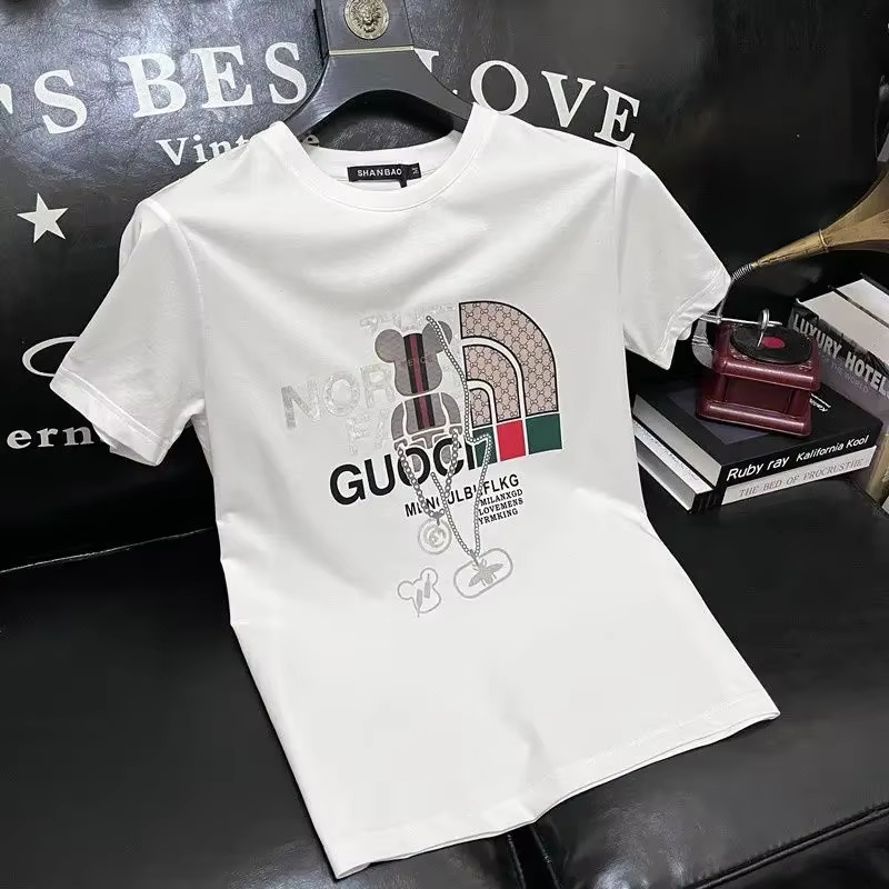 100% 순면 남성용 명품 브랜드 레터 프린트 티셔츠, - Streetwear Clothing Brand 리뷰 및 가격