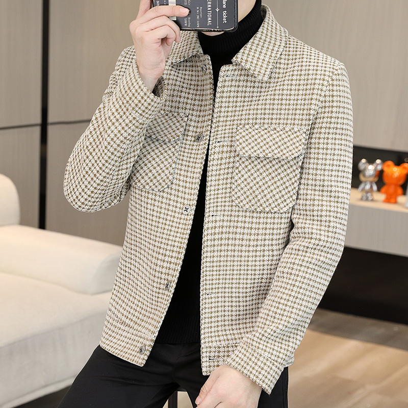 브랜드 겨울 격자 무늬 모직 재킷, 두껍고 따뜻한 캐주 - Streetwear Clothing Brand 리뷰 및 가격