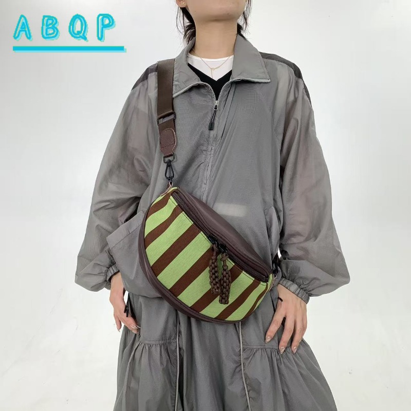 새로운 여성용 크로스 바디 백 럭셔리 브랜드 스트라이프 - Streetwear Brand Bag 리뷰 및 가격