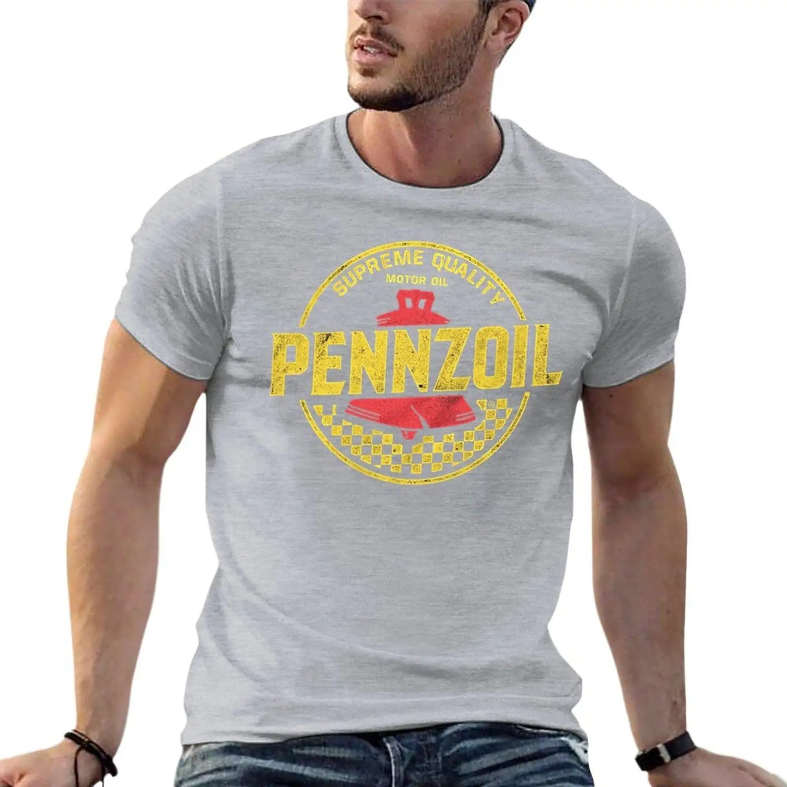 Distressed Pennzoil 모터 오일 로고 오 - Streetwear Clothing Brand 리뷰 및 가격