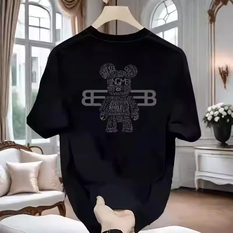 100% 순면 남성용 명품 브랜드 레터 프린트 티셔츠, - Streetwear Clothing Brand 리뷰 및 가격